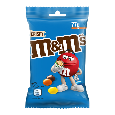 M&M`s M&M`s Crispy pouch bag 77g_NEW