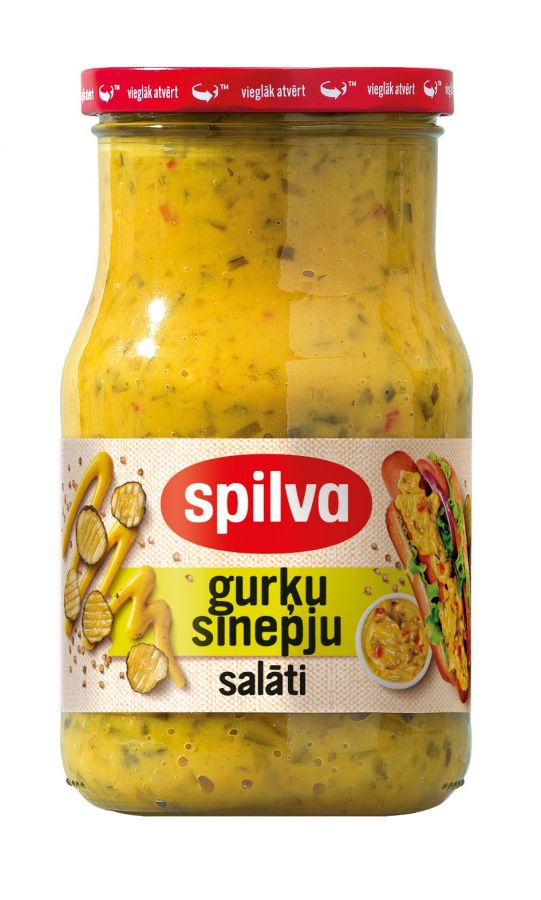 Gurķu sinepju salāti SPILVA, 870g (450-27273)