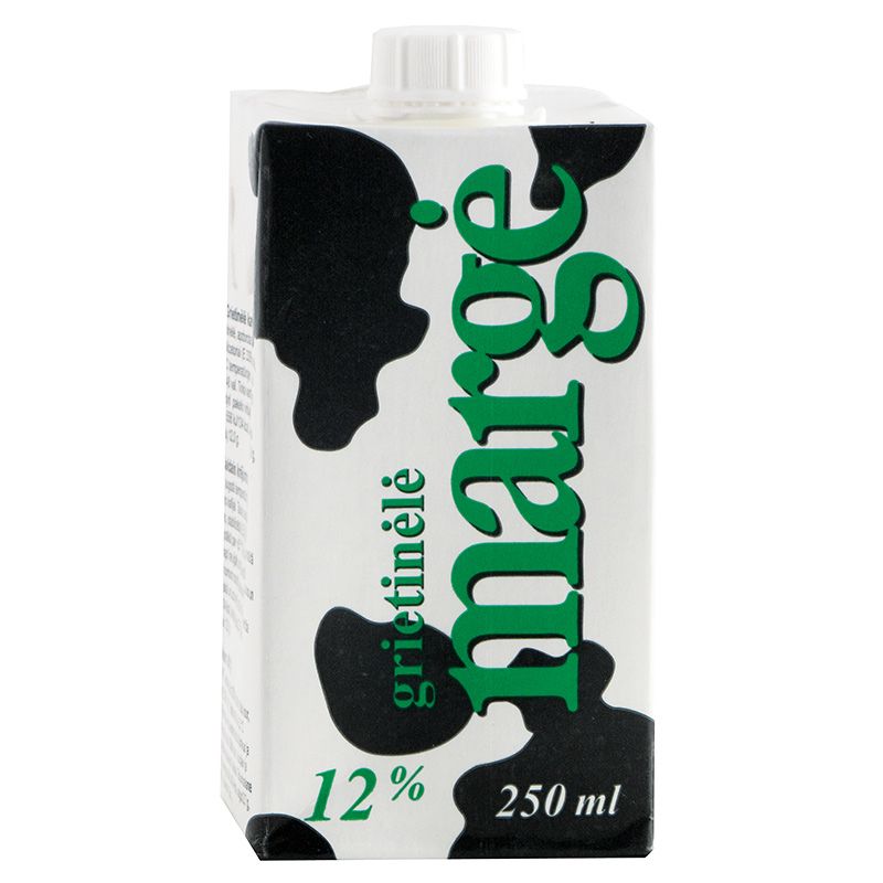 Saldais krējums MARGE 12%, 0.25