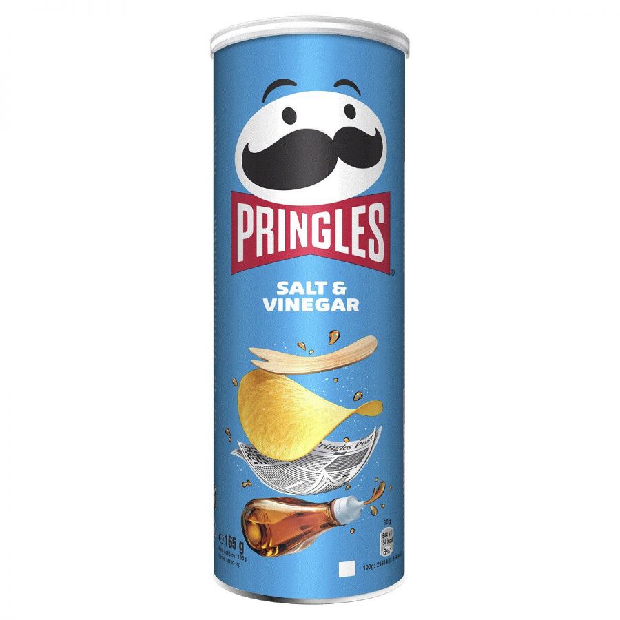 PRINGLES Salt&vinegar, 165g (450-20203)