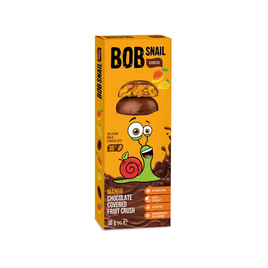 Mango konfektes piena šokolādē BOB SNAIL