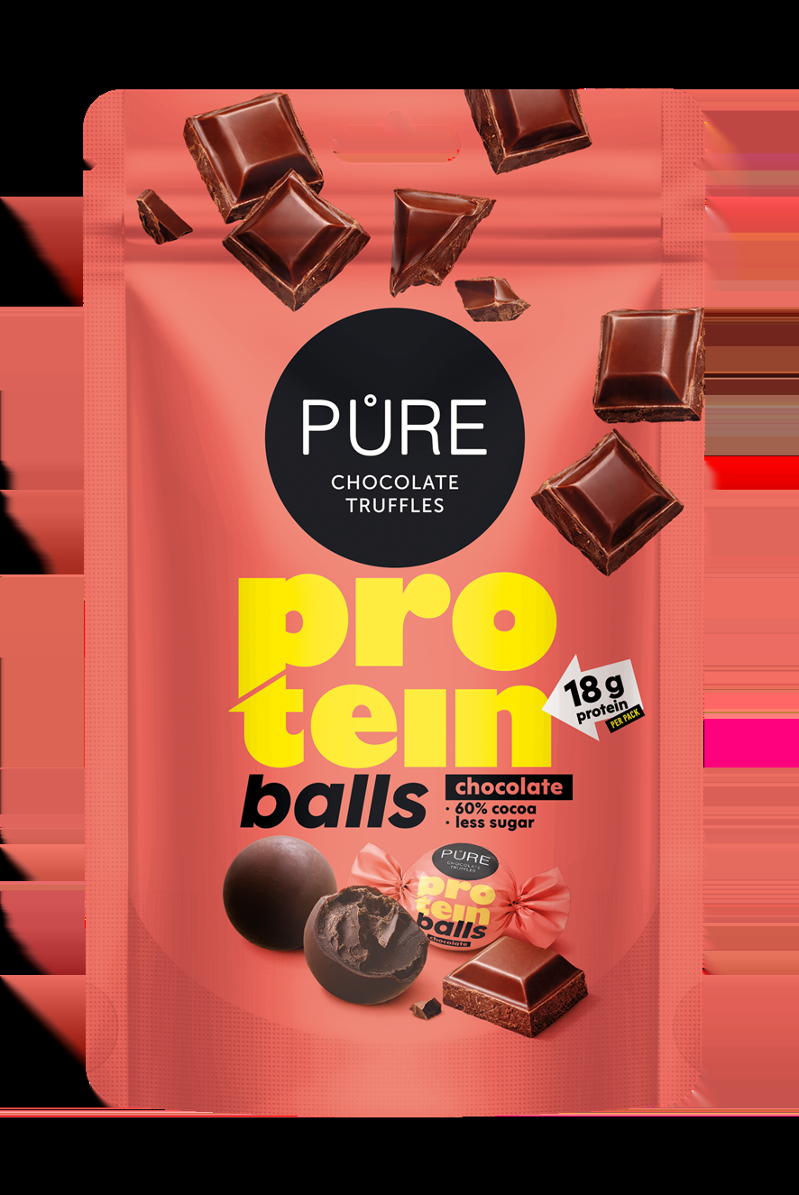 Pure Chocolate Tumšās šokolādes trifeles ar