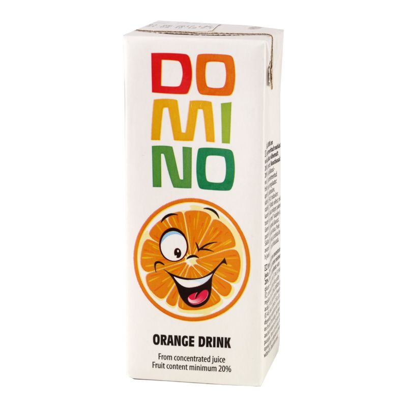 Apelsīnu sulas dzēriens DOMINO, 200 ml (450-02580)
