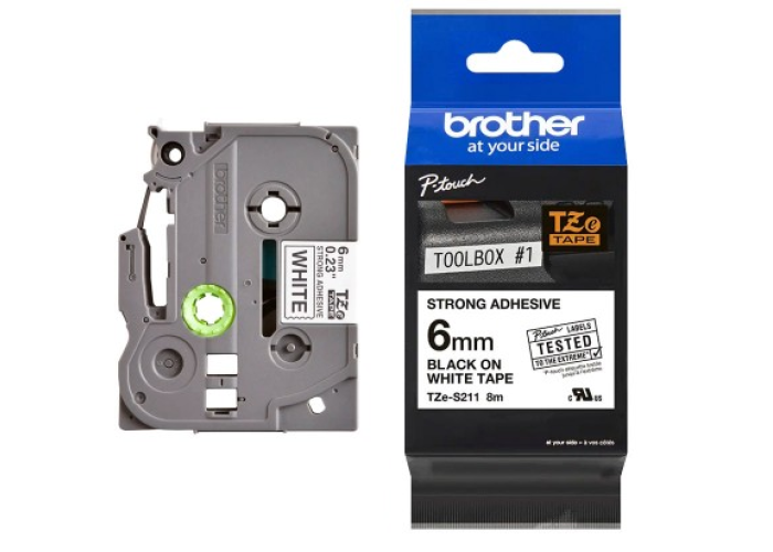 Lenta BROTHER TZE-S211, 6 mm x