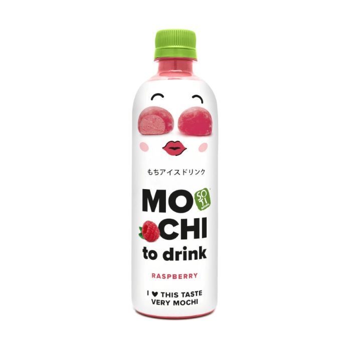 Dzēriens SOTI NATURAL Mochi, ar aveņu