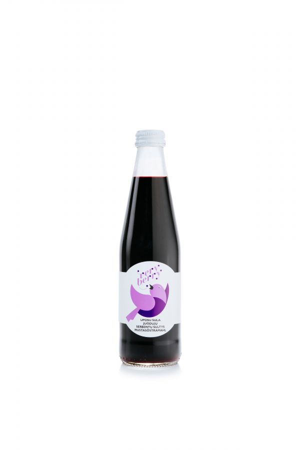 Dabīgā sula VERY BERRY, upeņu, stiklā