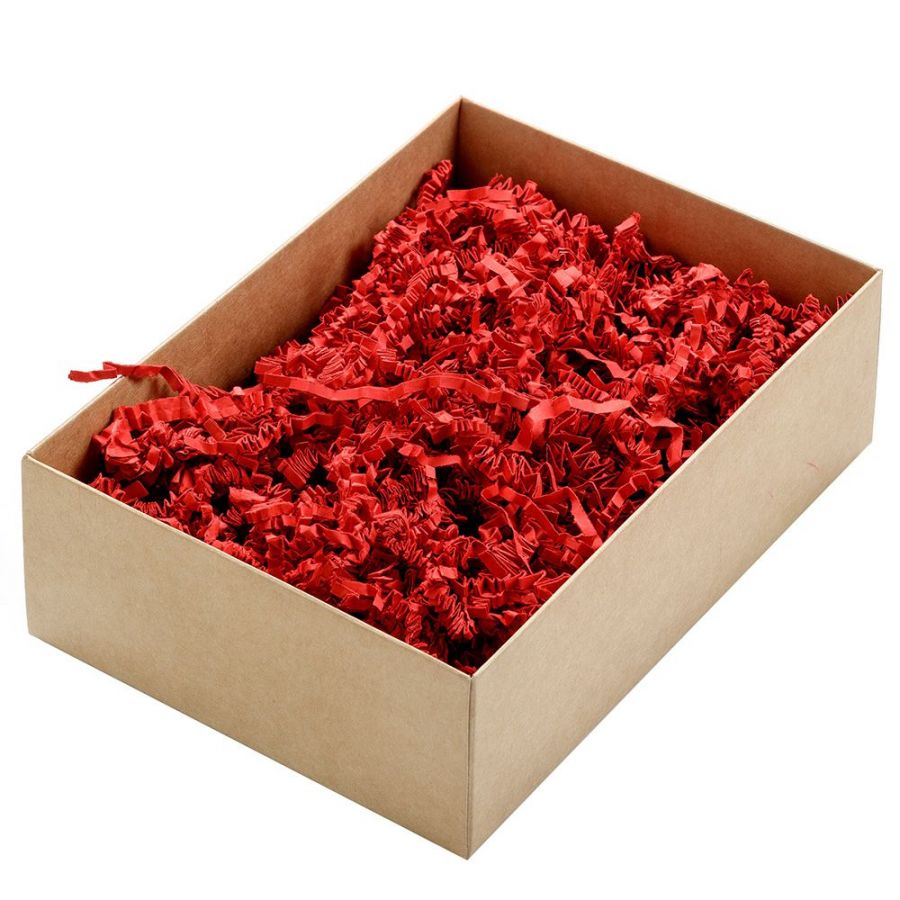PaperSeal Papīra skaidas, 100 g, sarkanas