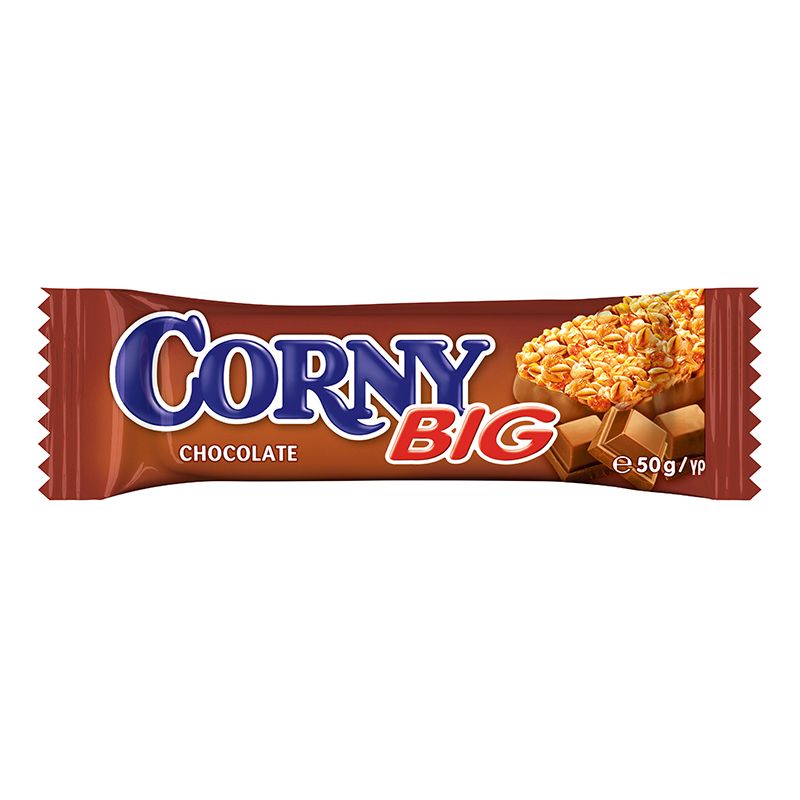 Musli batoniņš CORNY BIG, piena šokolādes