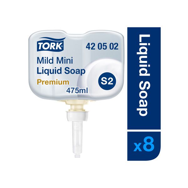 Šķidrās ziepes TORK Premium Soap Mini Mild S2, 475 ml, 420502 (400-00236)