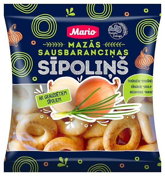 Sausbaranciņas MARIO mazās, Sīpoliņš, 200g (450-27461)