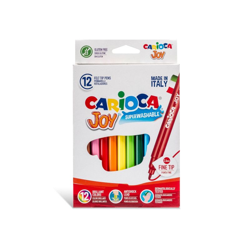 Flomasteri CARIOCA JOY 12 krāsas (200-02933)