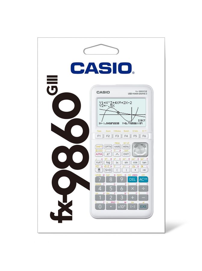 Zinātniskais kalkulators CASIO CASIO FX-9860GII-WET, 89x178x23