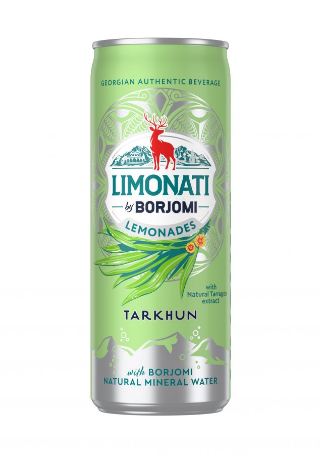 Limonāde Limonati by BORJOMI, tarhūns, bundžā