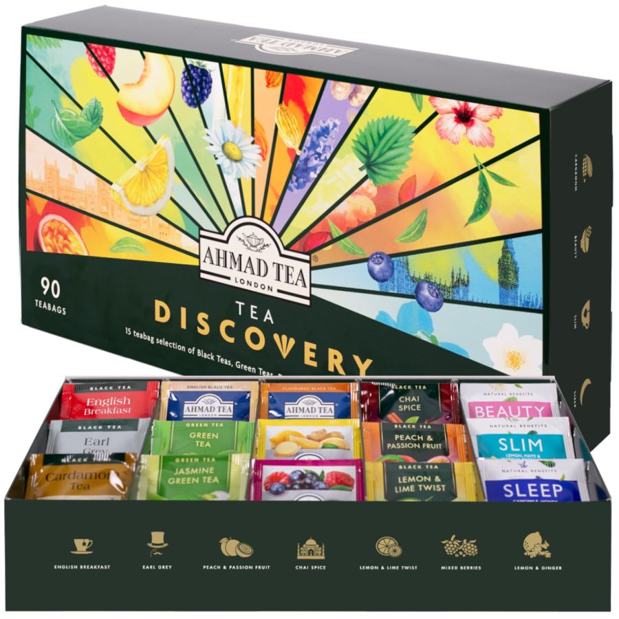 Ahmad tējas servīze, Discovery Selection, kaste, 90 gab. (450-27021)