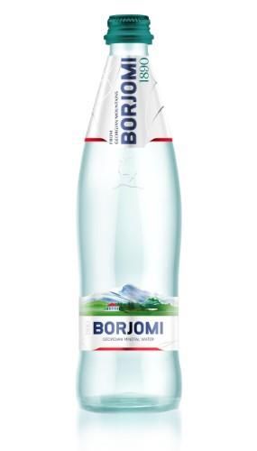 Minerālūdens BORJOMI, stiklā, 0.5 l (450-12590)