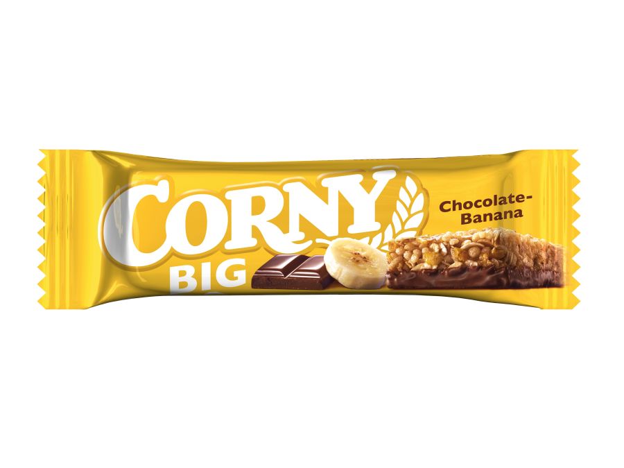 Musli batoniņš CORNY BIG, šokolādes-banānu, 50
