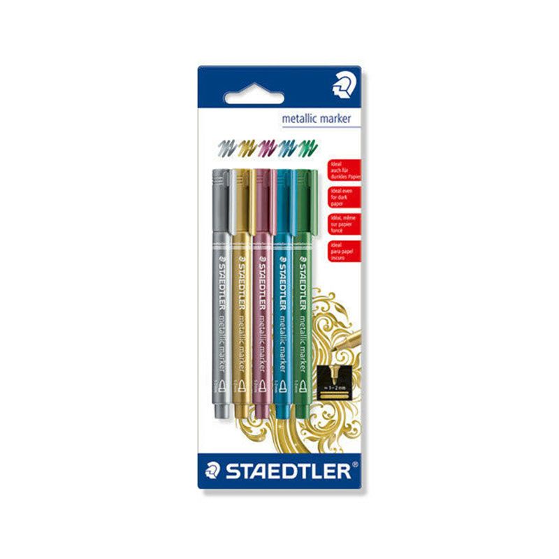 Marķieris STAEDTLER Metallic, 5 gab., asorti krāsās (200-12708)