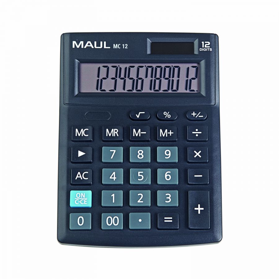 Galda kalkulators MAUL MC 12, 12 cipari (250-08303)