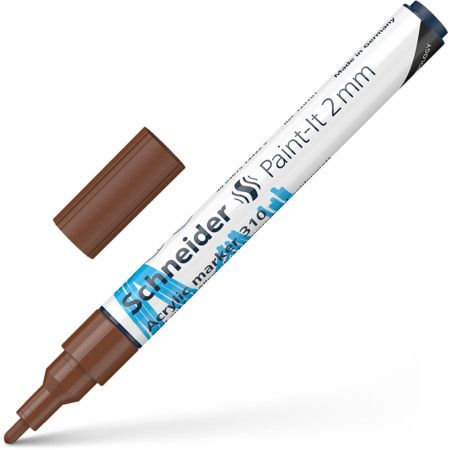 Akrila marķieris SCHNEIDER Paint-it 310, 2mm, brūns (200-14295)