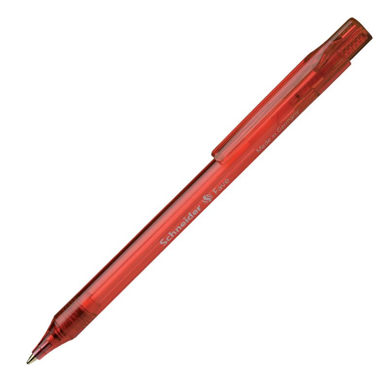 Lodīšu pildspalva SCHNEIDER FAVE 1.0mm, sarkana (200-03715)