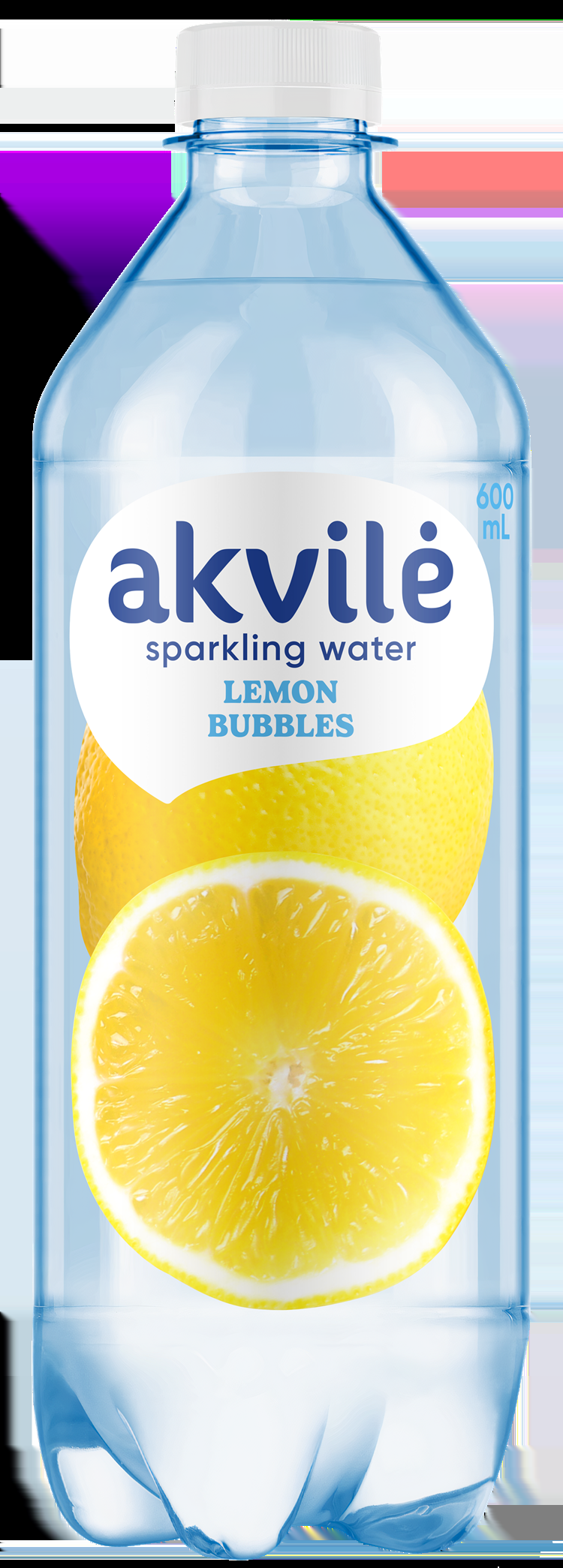 Aromatizēts dzeramais ūdens AKVILE ar citrona