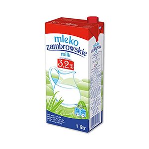 Piens, dabīgs, 3,2%, ZAMBROWSKIE, UHT