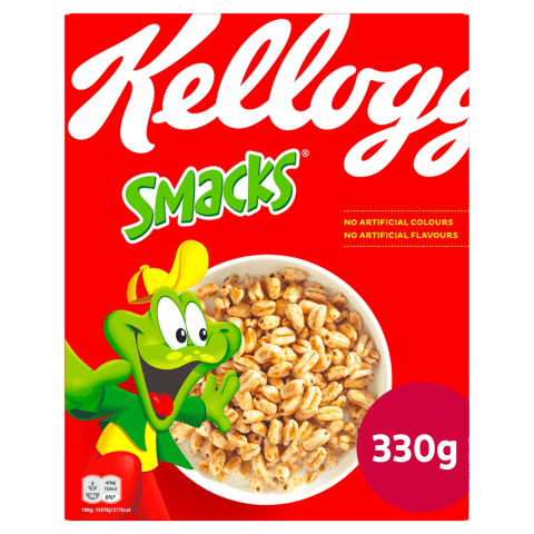 Sausās brokastis KELLOGG`S SMACKS, 330g (450-10511)