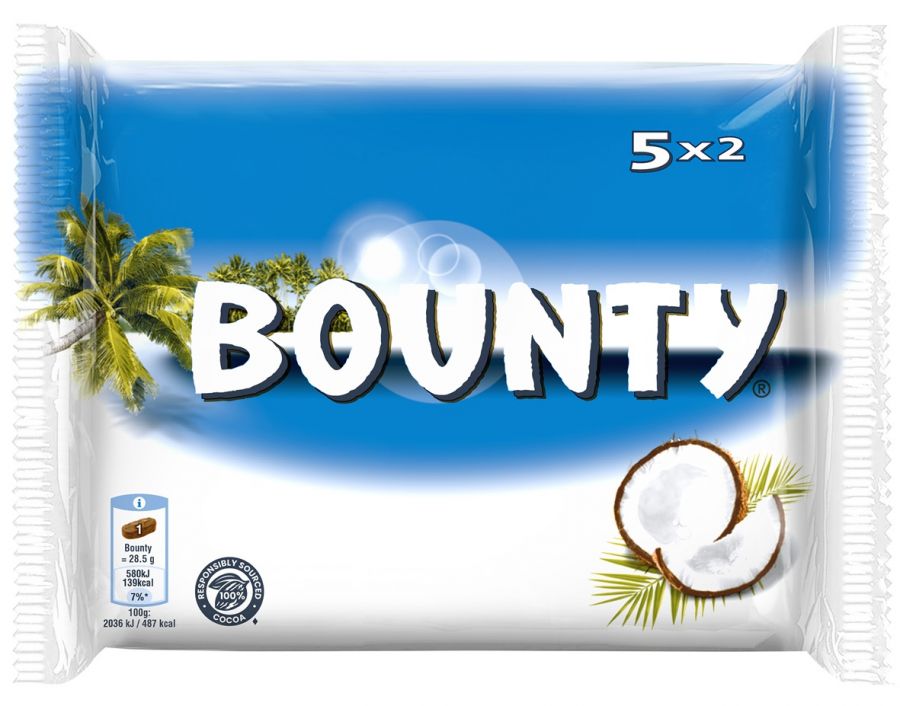 Šokolādes batoniņš BOUNTY 5-paka_NEW (450-27214)