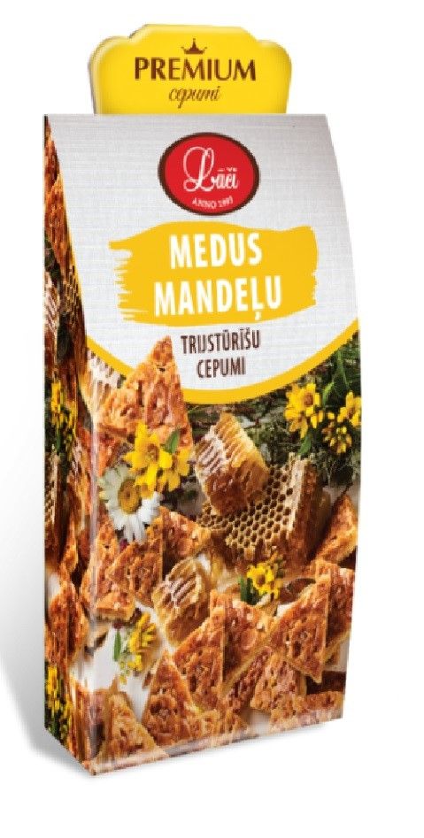 Cepumi LĀČI Mandeļu medus trijstūrīši, 150g (450-22548)