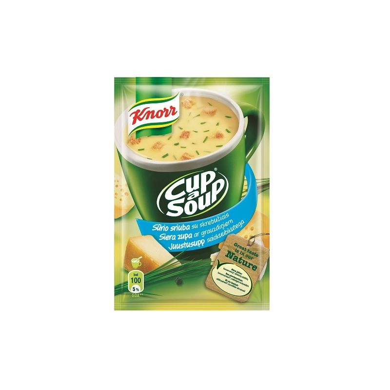 Siera zupa ar grauzdiņiem KNORR, šķīstošā