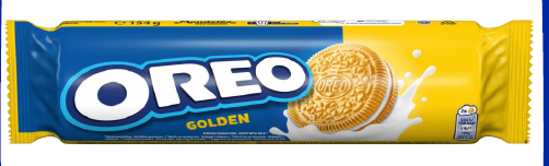 Cepumi OREO GOLDEN ar vaniļas garšas pildījumu 154g (450-27526)