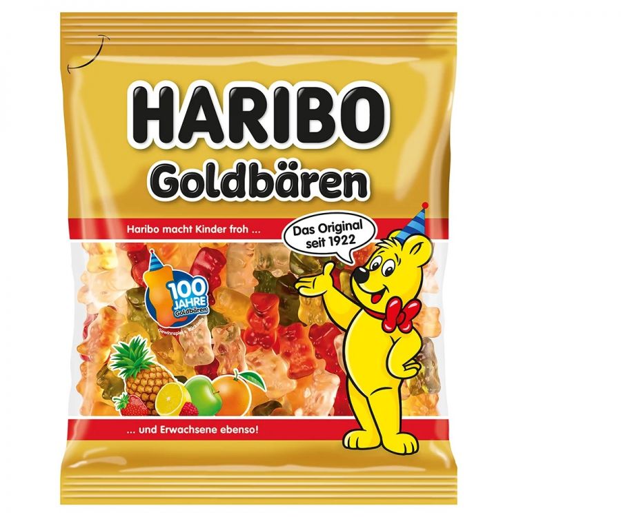 Želejkonfektes HARIBO Goldbaeren, 175g (450-27070)