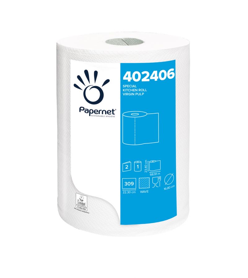 Papīra dvieļi PAPERNET, 2 sl., 23