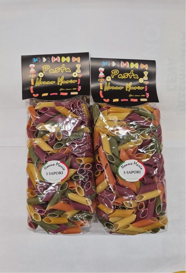Makaroni krāsainie NONNO MARIO Penne, 500g