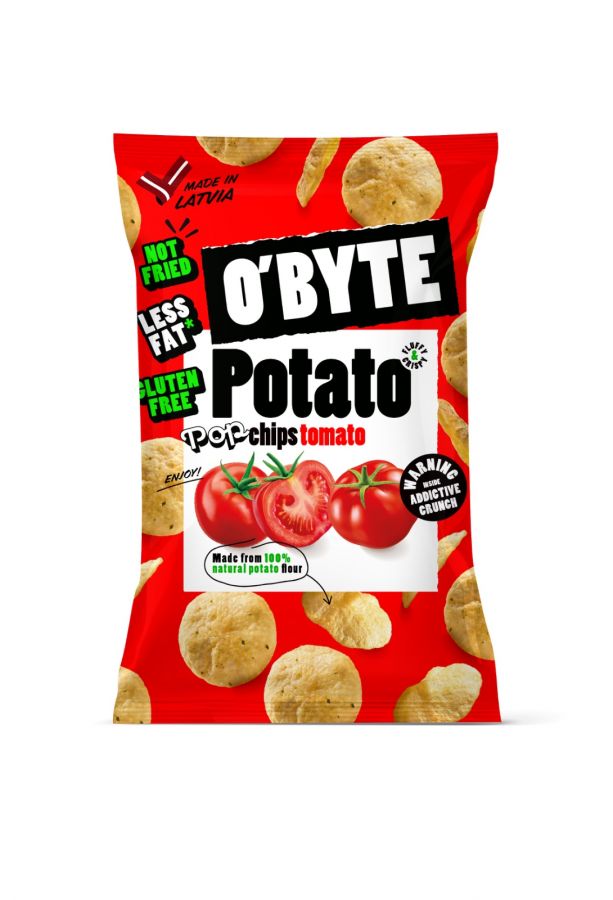 O`BYTE O`BYTE Kartupeļu čipsi ar tomātu