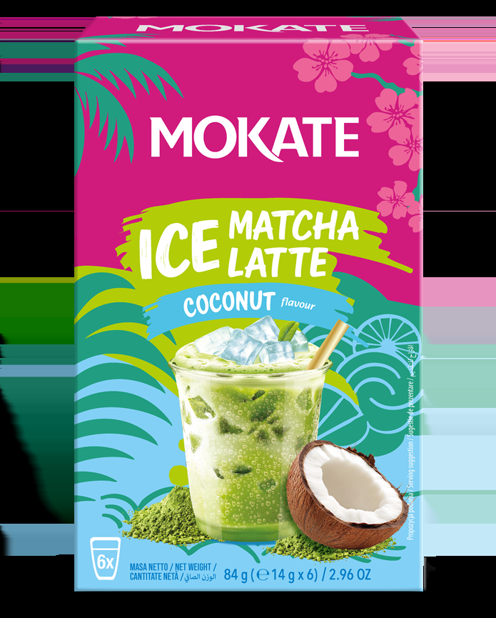 Šķīstošais dzēriens MOKATE Aukstā MATCHA