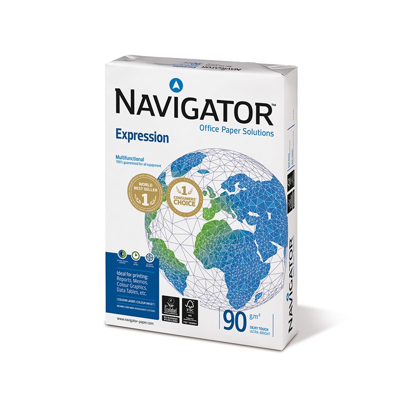 Papīrs NAVIGATOR EXPRESION A4 90g/m2, 500