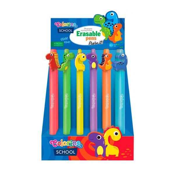 Pildspalva dzēšama Colorino Dinosaurs, 0.5