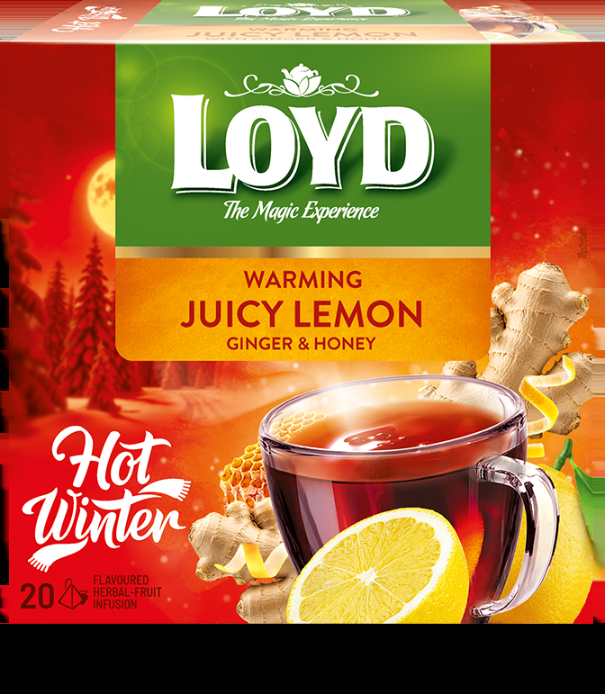 Zāļu tēja LOYD Pyramids ar sildošu