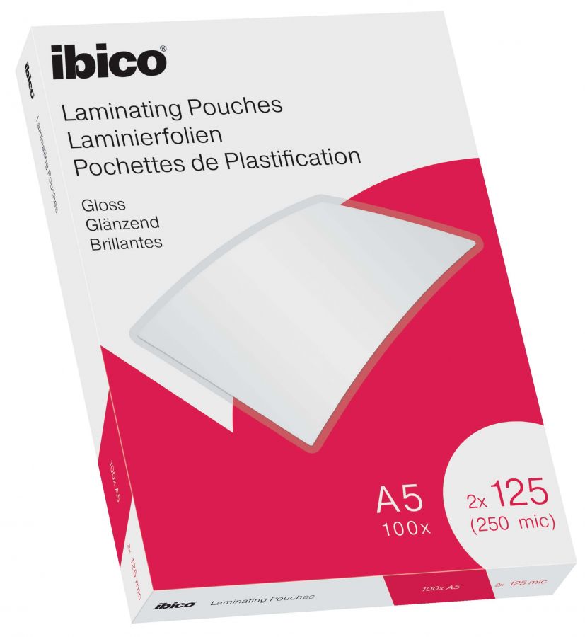 Laminēšanas kabatas Ibico, A5, 154x216 mm