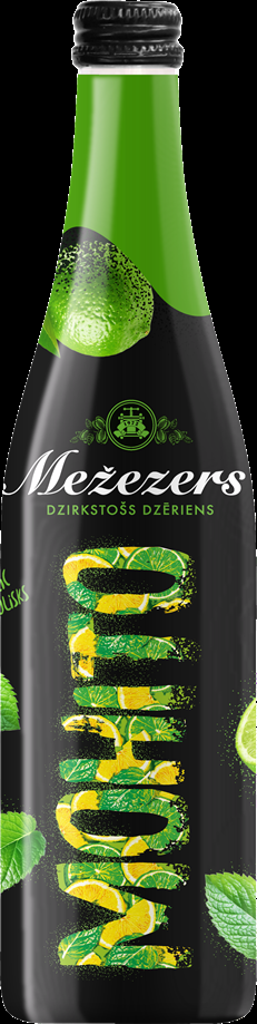 Bezalkoholisks gāzēts dzēriens MOHITO, Mežezers 0.5l (DEP) (450-22923)