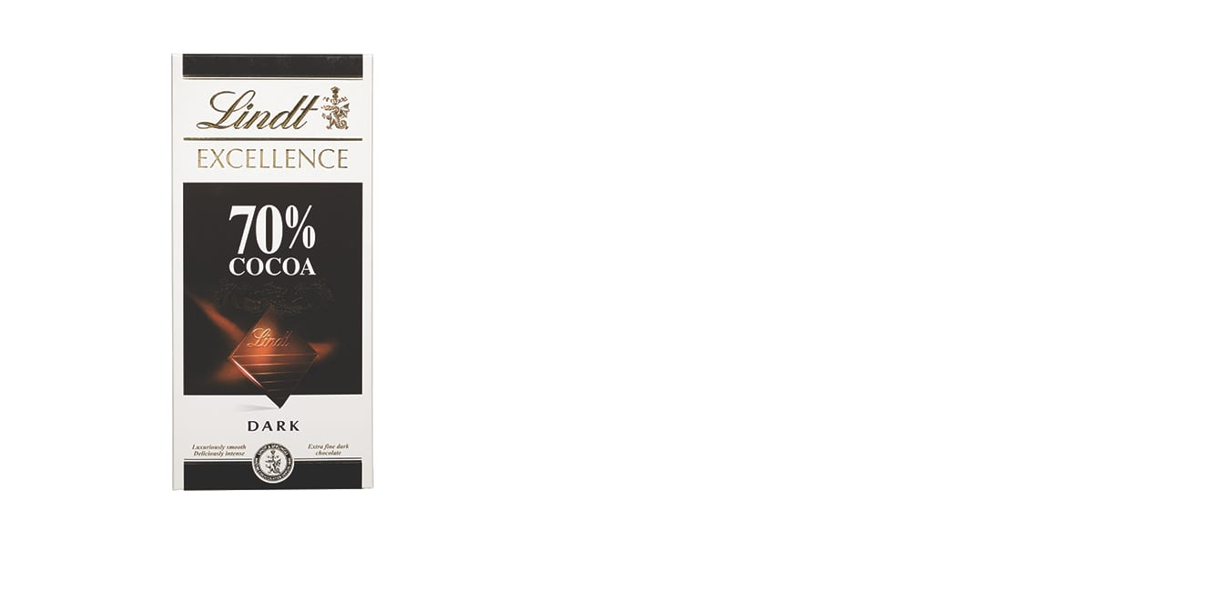 Tumšā šokolāde LINDT Excellence 70% kakao