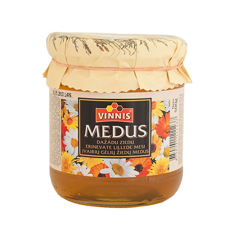 Dažādu ziedu medus VINNIS, 0.5