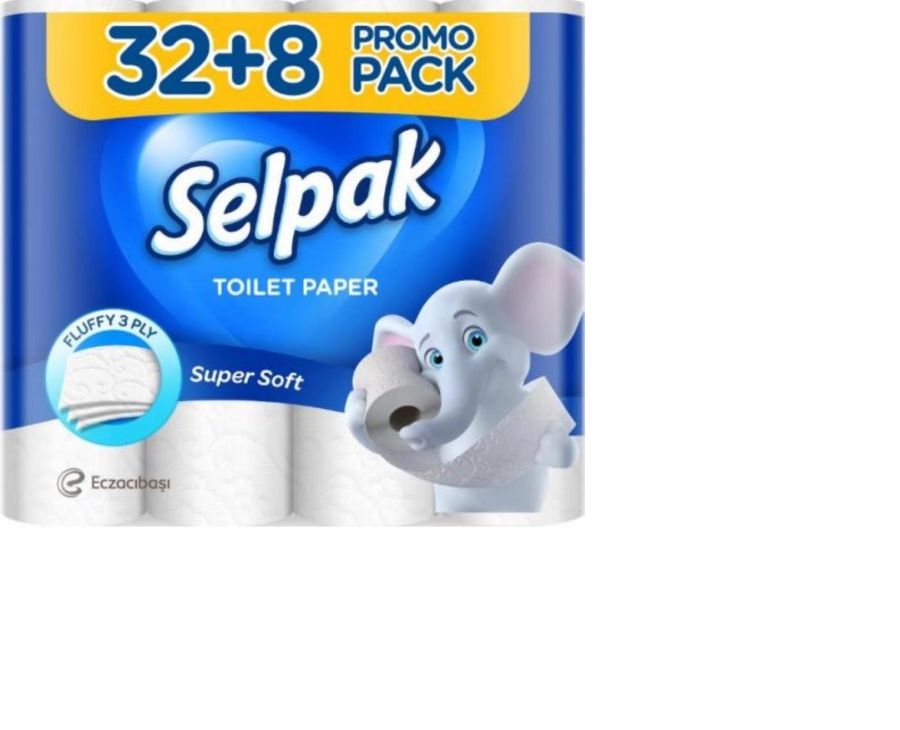 Tualetes papīrs SELPAK, 3 slāņi, 18