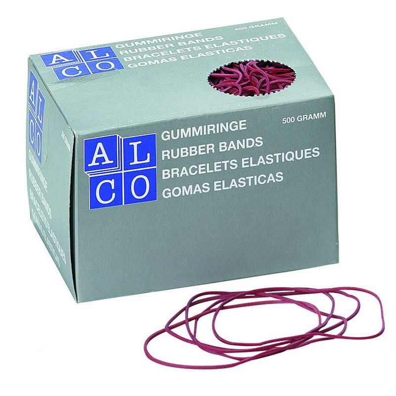 Gumijas naudas iesaiņošanai ALCO 1.5xD85mm, 500g, sarkana (200-03629)
