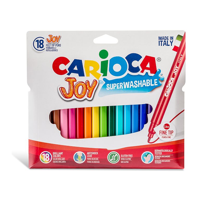 Flomasteri CARIOCA JOY 18 krāsas (200-02936)