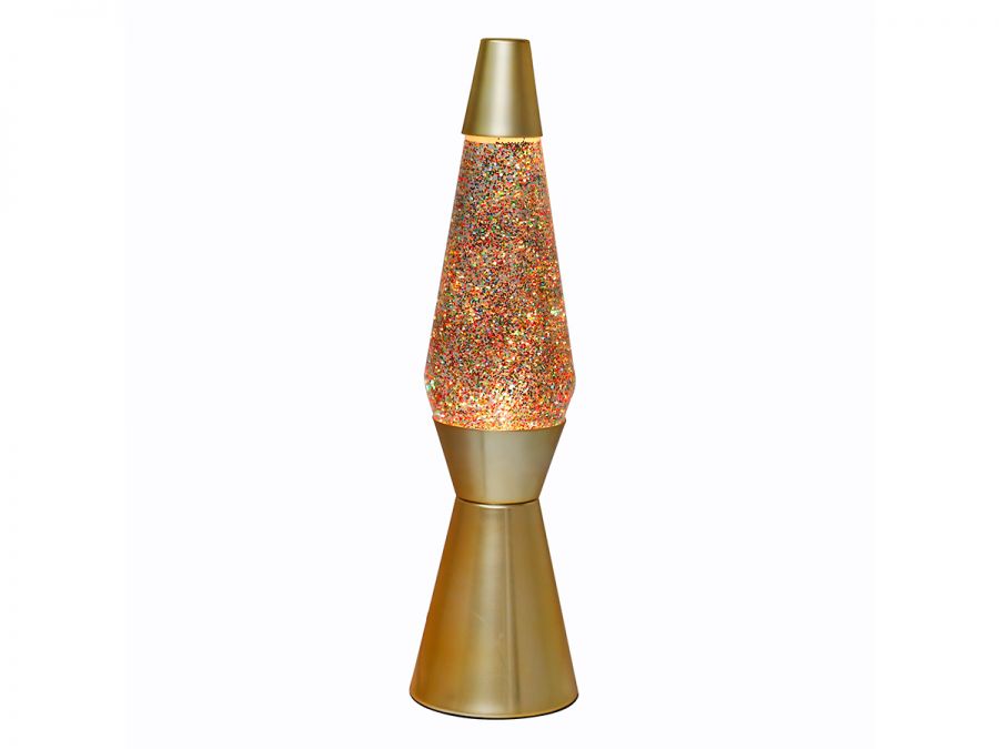 Lavas lampa Itotal GOLD GLITTER (650-03673)