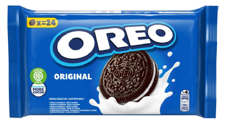 Cepumi OREO ar vaniļas garšas pildījumu 264g (450-27531)