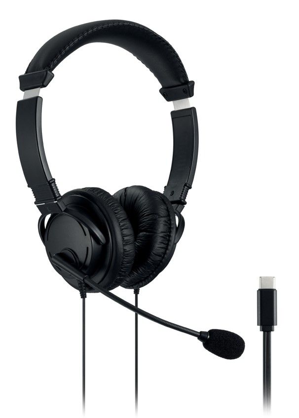 Austiņas ar mikrofonu Kensington USB-C Hi-Fi (250-09084)