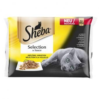 Sheba mājputnu gaļas izlase 4x85g (400-06019)